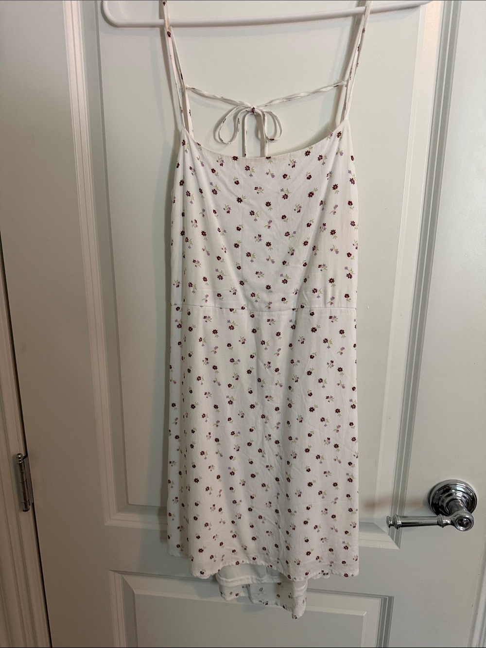 Kendall & Kylie White Mini Dress with Floral Print